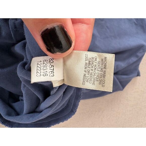 J. Jill Women's Size Medium Trumpet Skirt Dusty Blue Nylon‎ Pull On - Picture 6 of 7